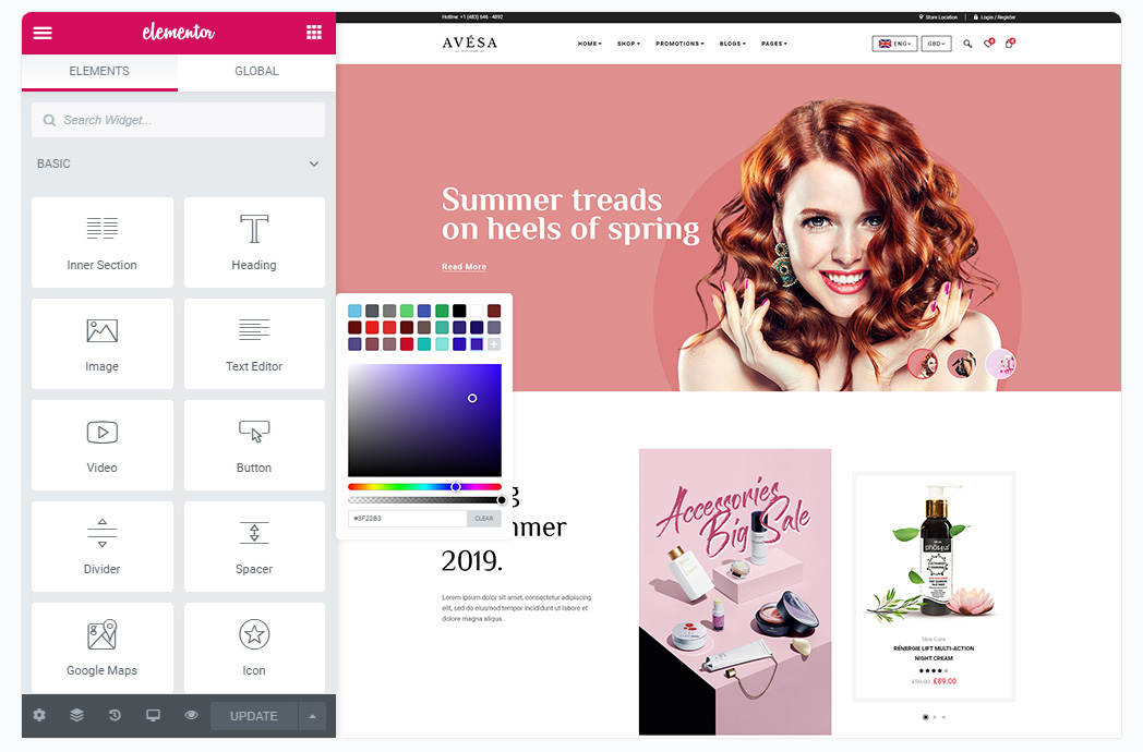 SW Avesa - Premium Responsive WordPress Theme