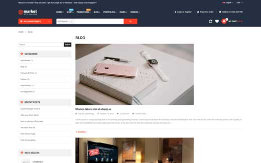 Blog List - eMarket - Multi Vendor MarketPlace WooCommerce WordPress Theme