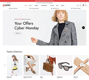 Home page 41 - eMarket - Multi Vendor MarketPlace WooCommerce WordPress Theme