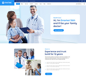 Home page 56 - eMarket - Professional and Business Elementor WordPress Theme