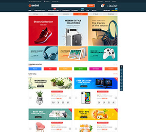 Home page 9 - eMarket - Multi Vendor MarketPlace WooCommerce WordPress Theme