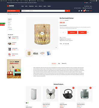 eMarket - Multi Vendor MarketPlace WooCommerce WordPress Theme