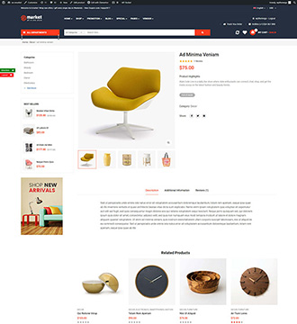 eMarket - Multi Vendor MarketPlace WooCommerce WordPress Theme