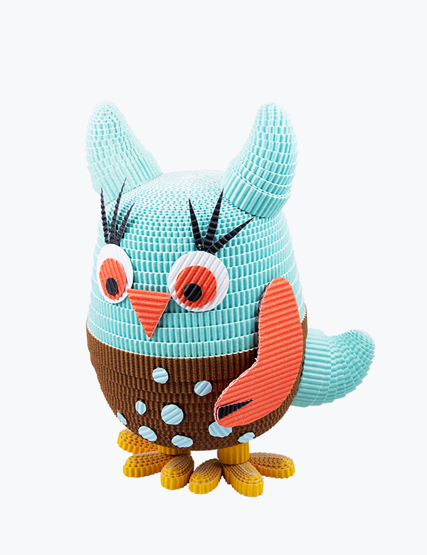 Owl-handicraft-paper-toy