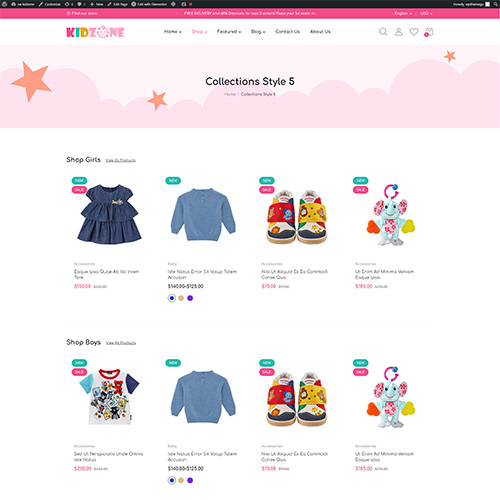 Collection_5 - Kidzone | Multipurpose Woocommerce Wordpress Theme| WPThemeGo