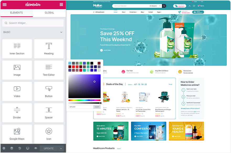 SW Mallon - Premium Responsive WordPress Theme