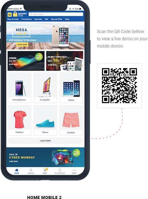 Mobile 2 - ShoppyStore Best Selling Responsive Multi Purpose WooCommerce WordPress Theme