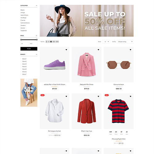 Shop Left Sidebar - XTore | Multipurpose Woocommerce Wordpress Theme| WPThemeGo